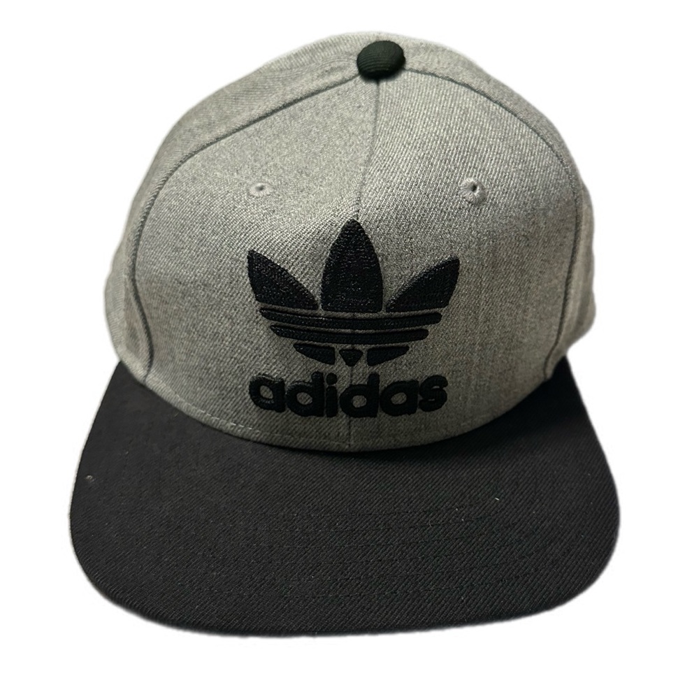 Adidas gray and black‎ hat
